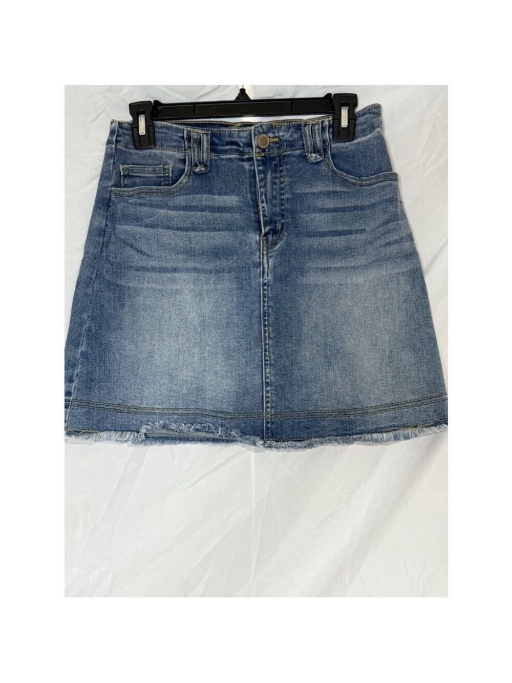 Women's Copper Key Denim Skirt Size S Blue